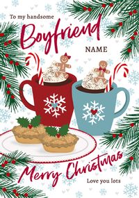 Tap to view Boyfriend Cocoa Personalised Christmas Card