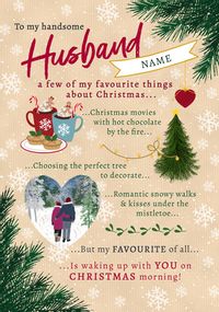 Tap to view Husband Verse Personalised Christmas Card
