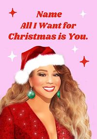 Tap to view All I Want for Christmas Is You Personalised Card