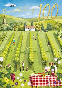 Tap to view 100th Vineyard Birthday Card