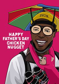Tap to view Chicken Nugget Father's Day Spoof Card