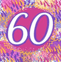 Tap to view 60th Birthday Pink Pattern Card