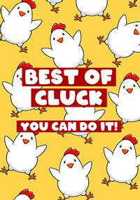 Tap to view Best of Cluck Good Luck Card