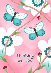Tap to view Thinking of You Butterflies Card