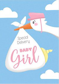 Tap to view Baby Girl Delivery Card