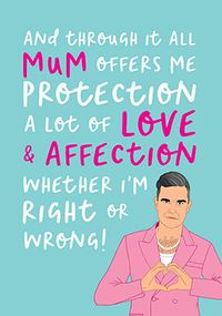 Tap to view Love and Affection Mothers Day Card