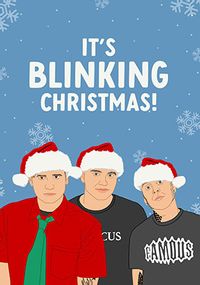 Tap to view It's a Blinking Christmas Card