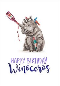 Tap to view Winoceros Birthday Card