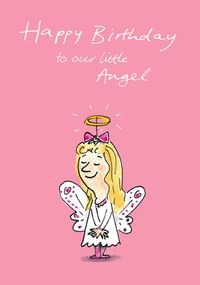 Tap to view Little Angel Birthday Card
