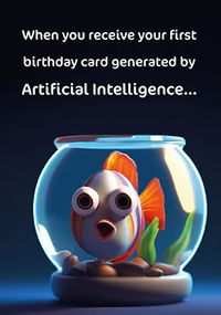 Tap to view Fish Bowl Birthday Card