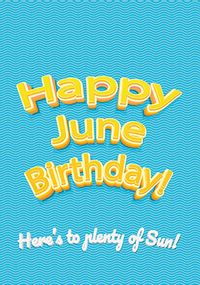 Tap to view Plenty Of Sun Birthday Card