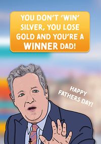 Tap to view You're a Winner Dad Father's Day Card