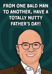 Tap to view From One Bald Man to Another Father's Day Card