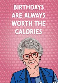 Tap to view Birthday Calories Birthday Card