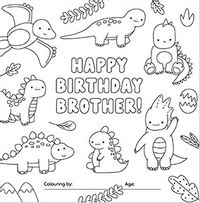 Tap to view Happy Birthday Brother Colour in Card