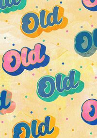 Tap to view Old Pattern Birthday Card