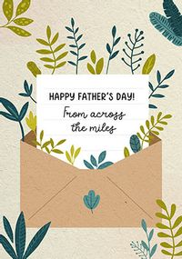 Tap to view Across The Miles Letter Father's Day Card