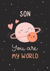 Tap to view You Are My World Son Card