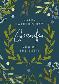 Tap to view Foliage Grandpa Father's Day Card