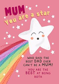 Tap to view Star Mum Father's Day Card