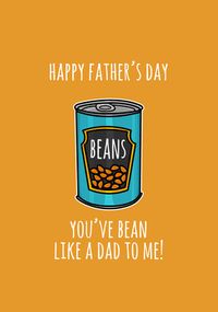 Tap to view Bean Like A Dad Father's Day Card