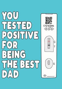 Tap to view Positively the Best Dad Father's Day Card