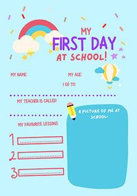 Tap to view My First Day at School