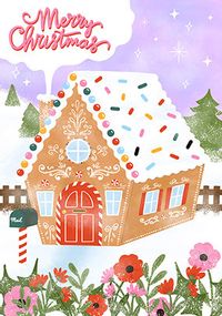 Tap to view Gingerbread House Christmas Card