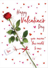 Tap to view You Mean the World to Me Valentine Card