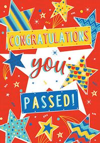 Tap to view Congratulations You Passed Stars Card