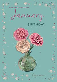 Tap to view January Birthday Card