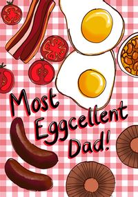 Tap to view Egg-cellent Dad Father's Day Card