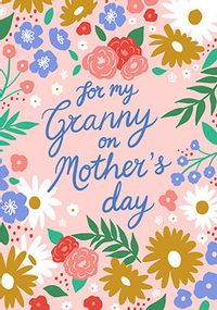 Tap to view Granny on Mother's Day Floral Mother's Day Card