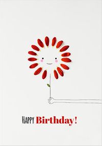 Tap to view Happy Birthday Petal Balloon Card