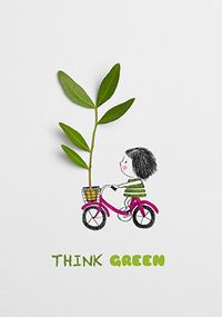 Tap to view Think Green Thinking of You Card