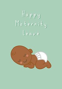 Tap to view Happy Maternity Leave New Baby Card
