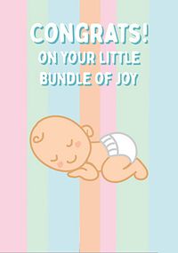 Tap to view Little Bundle New Baby Card
