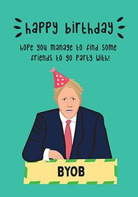 Tap to view Friends To Party With Birthday Card