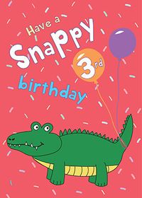 Tap to view A Snappy 3rd Birthday Card