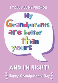 Tap to view Grandparents' Day Better than Yours Card