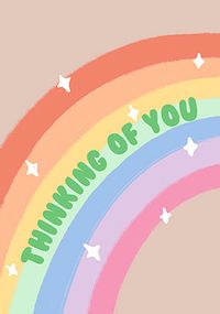 Tap to view Over the Rainbow Thinking of You Card