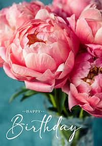 Tap to view Happy Birthday Pink Peonies Card