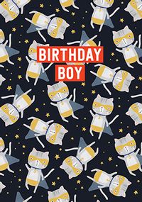 Tap to view Super Cat Birthday Boy Card