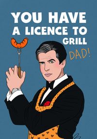 Tap to view License to Grill Father's Day Card