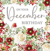 Tap to view December Birthday Floral Card