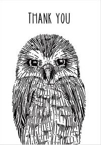 Tap to view Thank You Owl Card