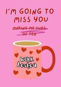 Tap to view Making Cups Of Tea Leaving Card