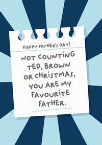Tap to view Favourite Father Father's Day Card