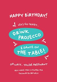 Tap to view Happy Birthday Pregnancy Card