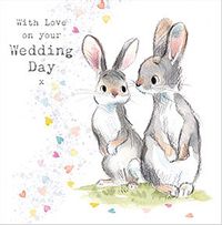 Tap to view Bunnies on Your Wedding Day Card